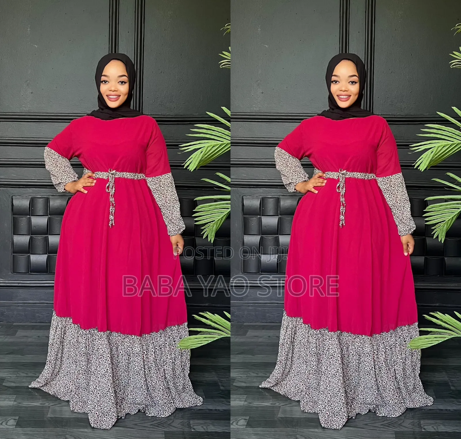 Women's Dresses and Scarf New African Style High-Grade Swing