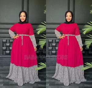 Women's Dresses and Scarf New African Style High-Grade Swing