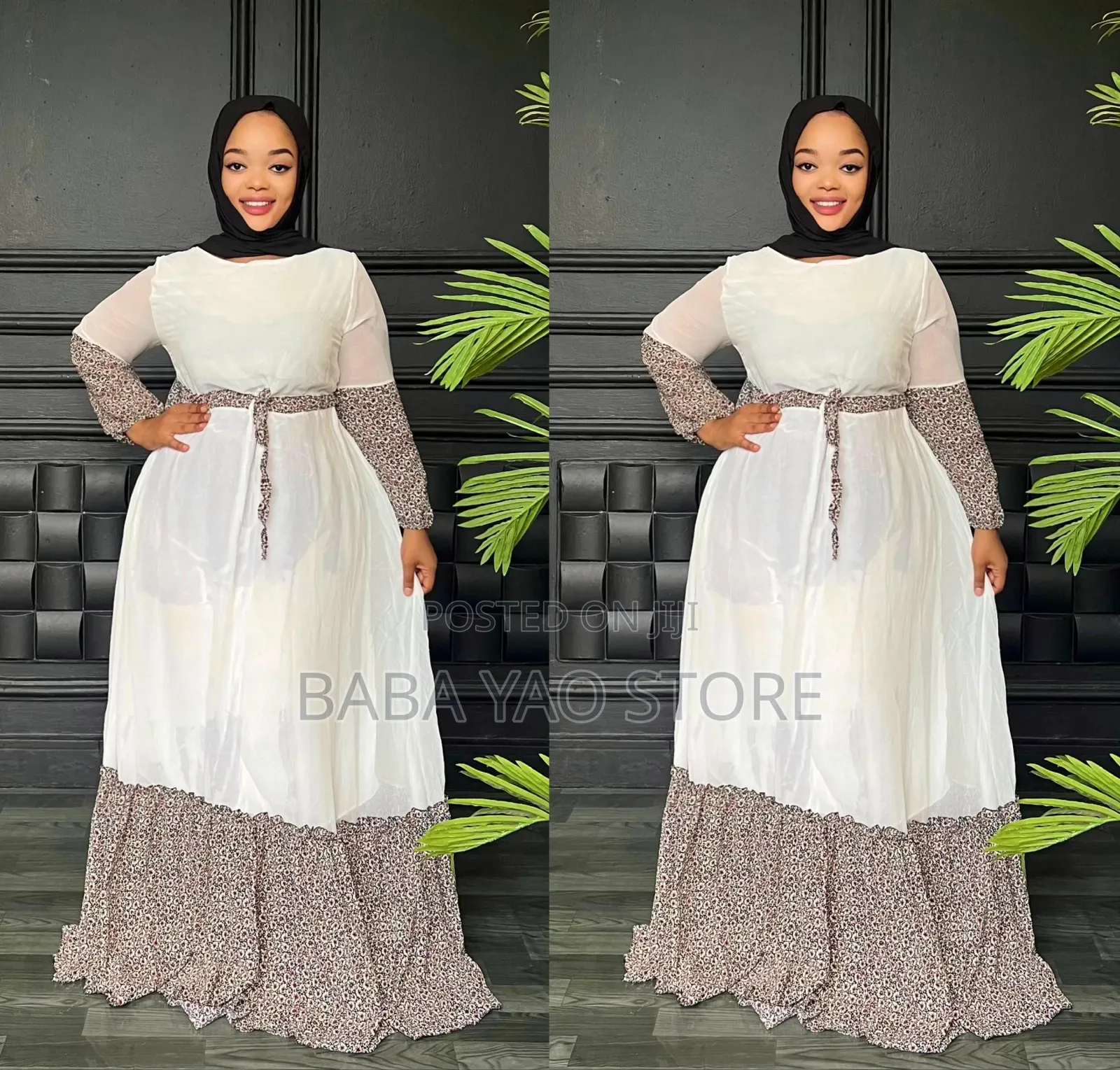 Women's Dresses and Scarf New African Style High-Grade Swing
