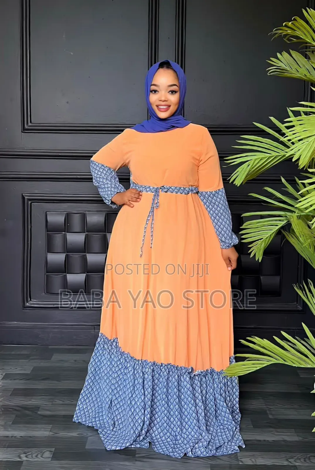 Women's Dresses and Scarf New African Style High-Grade Swing