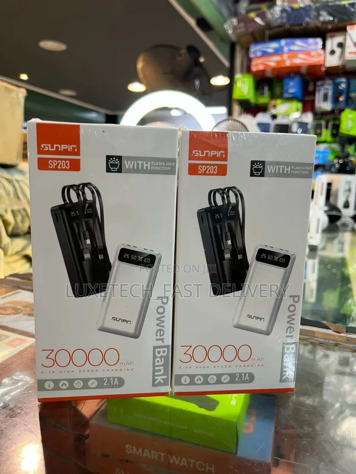 Sunpin Sp203 Power Bank With 30000mah