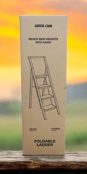 Photo - Anti-skid Ladder For Home/Strong Foldable Wide 4 Step Ladder