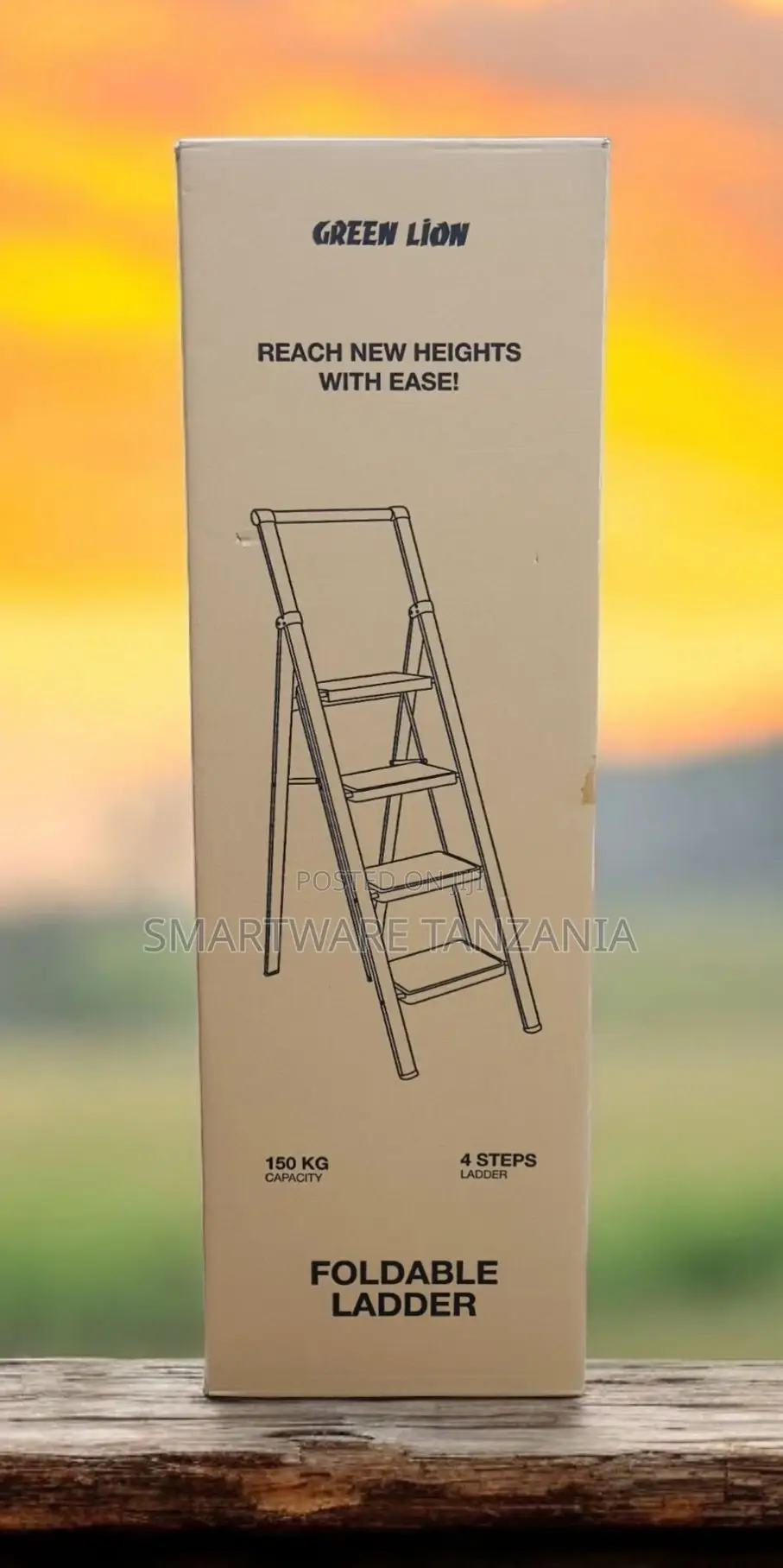 Anti-skid Ladder For Home/Strong Foldable Wide 4 Step Ladder