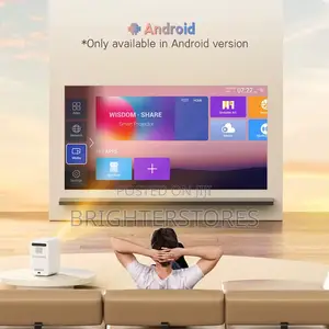 Smart Projector Netflix Wifi 4k