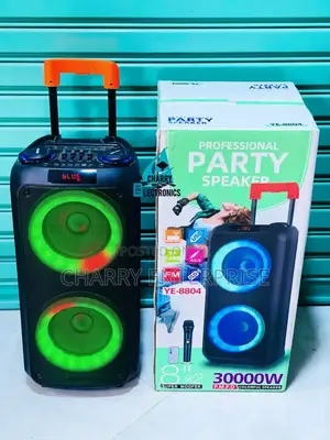Rising Professional Rechargeable Speaker With Mic 30000w