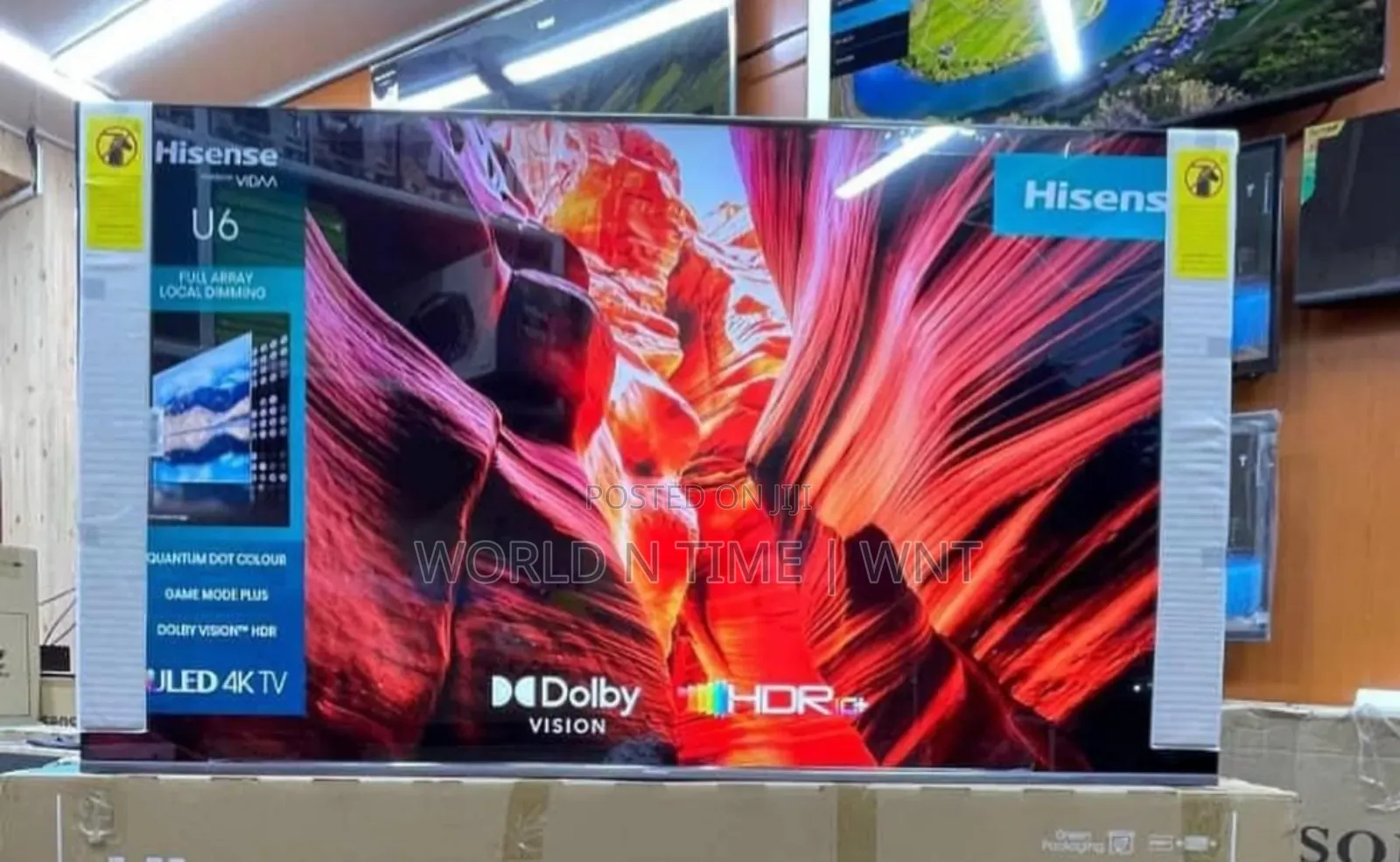 Hisense 65" Qled Smart Tv Quantom Dot 65q6n