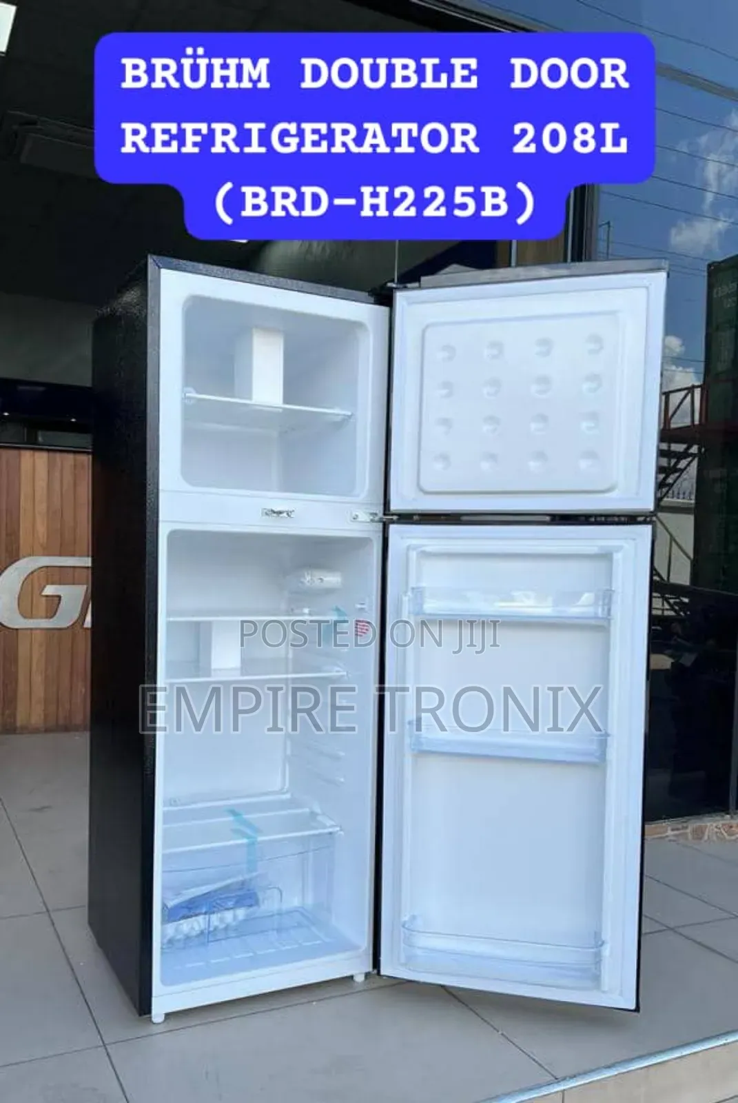 Bruhm Double Door Refrigerator 208 Litre
