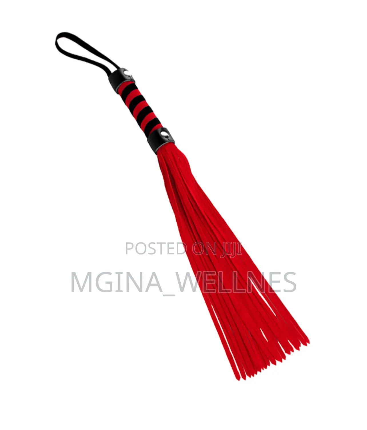 Frisky Short 15.75" Red Suede Touch Flogger Whip or Mjeredi)