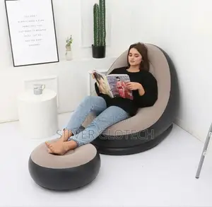Airsofa Sofa Ya Kujaza Upepo Iko Full Na Pump Yake Nzuri San