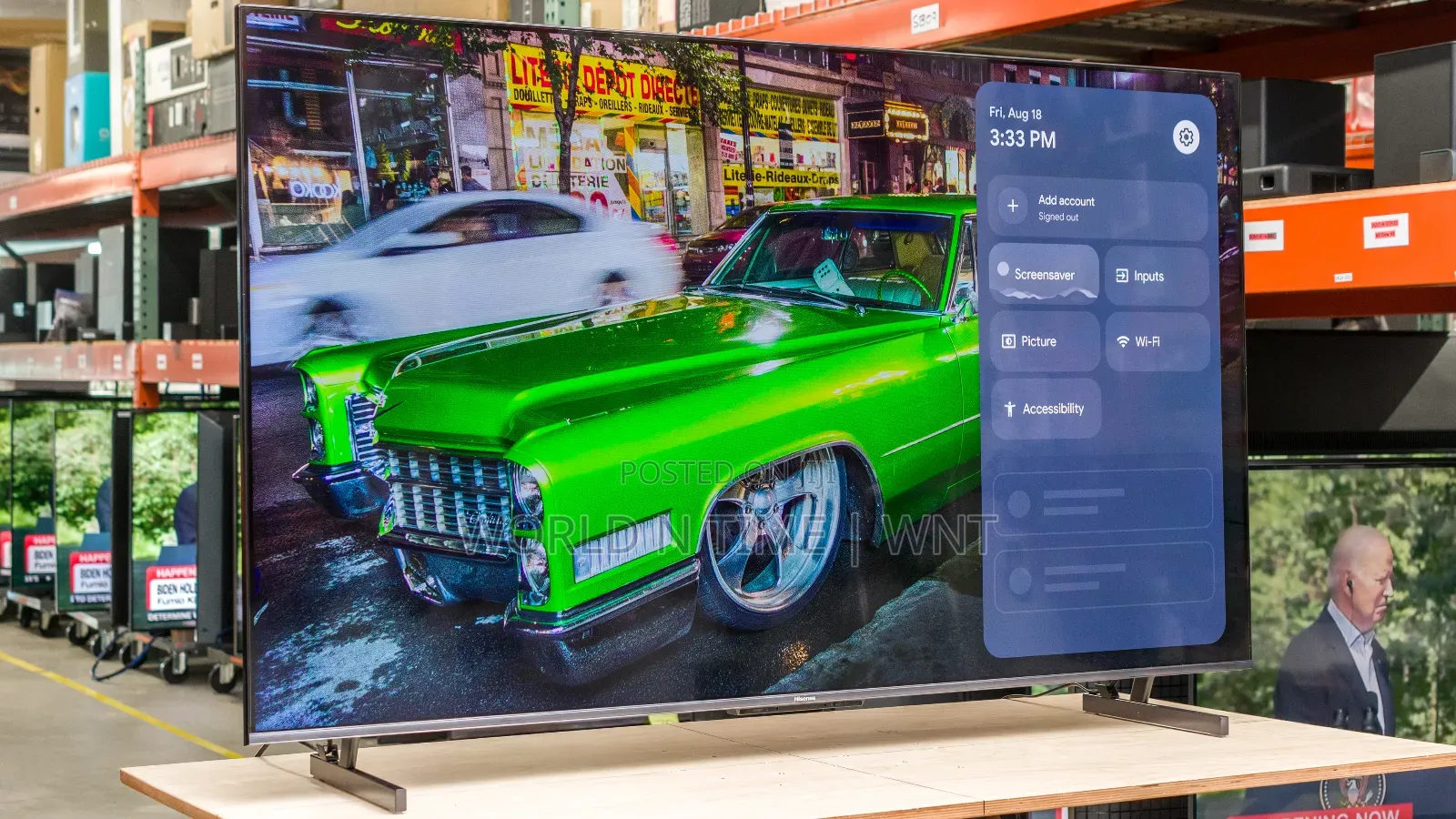 Hisense 55′′ Mini-Led Uled Smart Tv | Quantom Dot | 55u7k