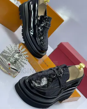 Black Metallic Patent Leather Gucci Gentleman Shoe