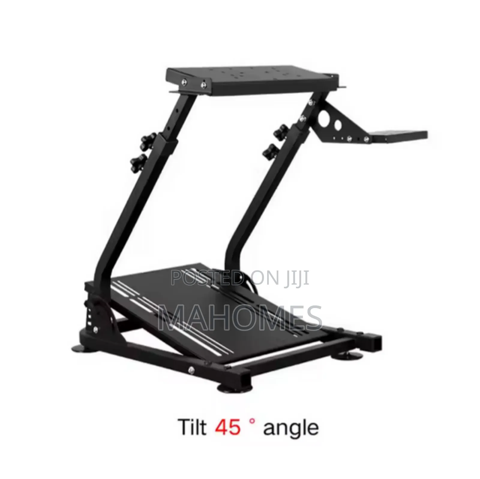 Carbon Steel Foldable Simulator Wheel and Shifter Bracket
