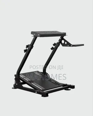 Carbon Steel Foldable Simulator Wheel and Shifter Bracket