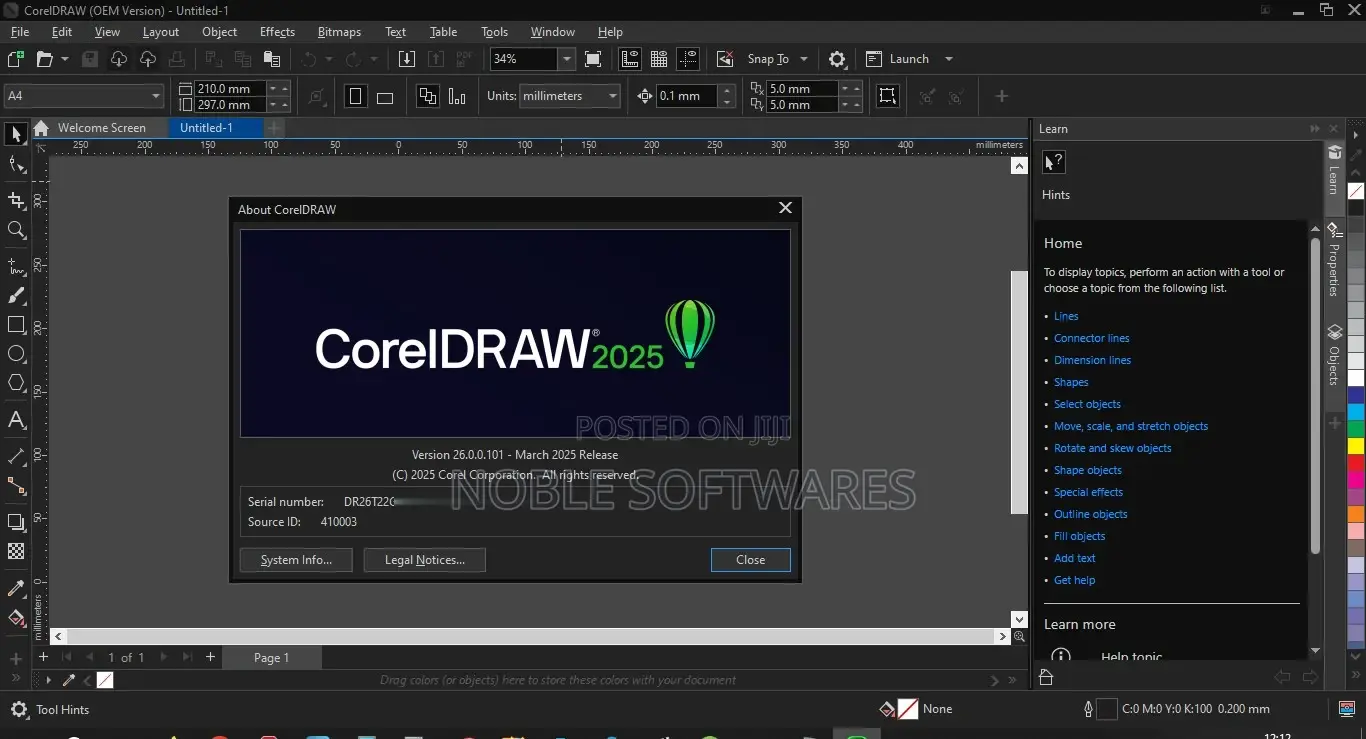 Coreldraw Graphics Suite 2025 ( Offline Install )