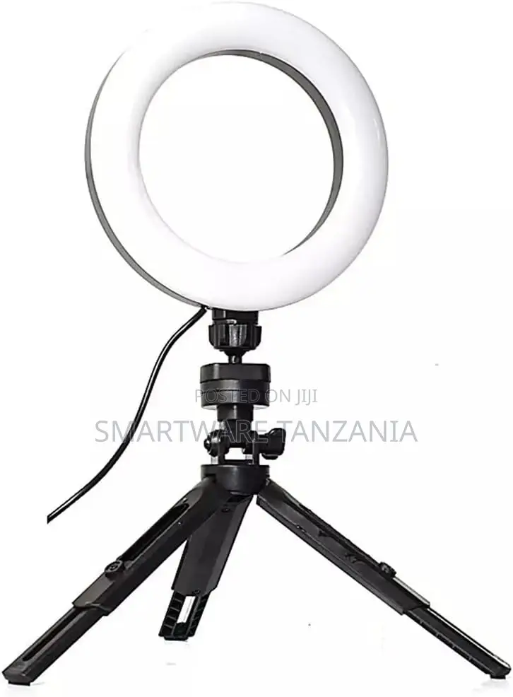 Tabletop Makeup Standing Led Ring Light Kit And Tripod Stand