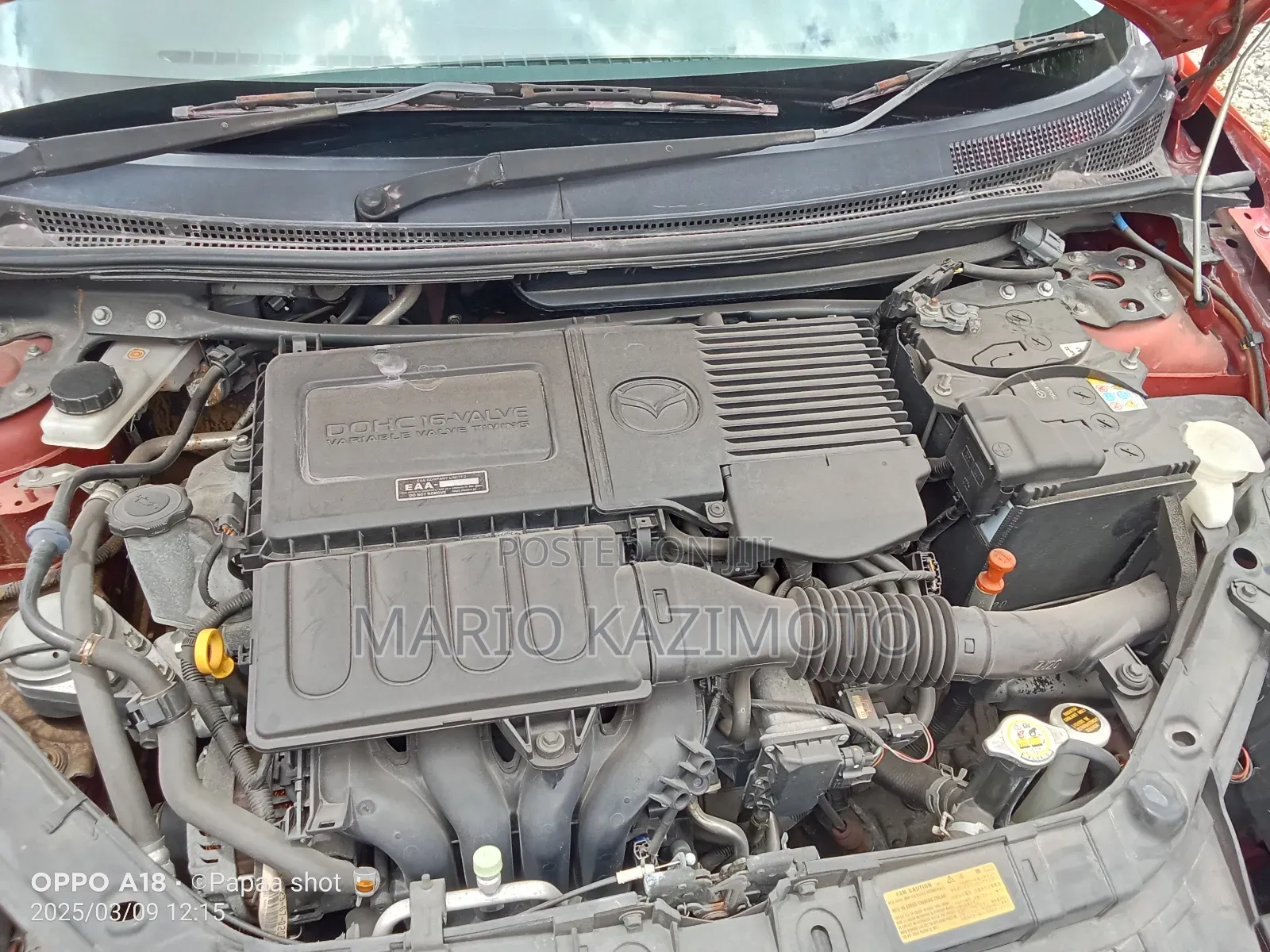 Mazda Verisa 2009 Red