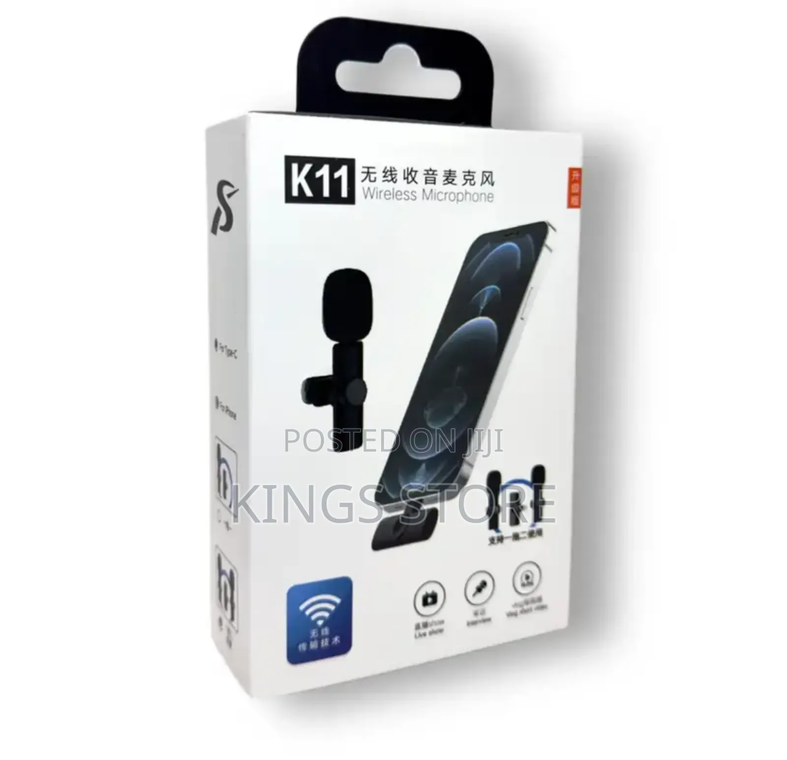 Double Wireless Microphone iPhone Type C Supported