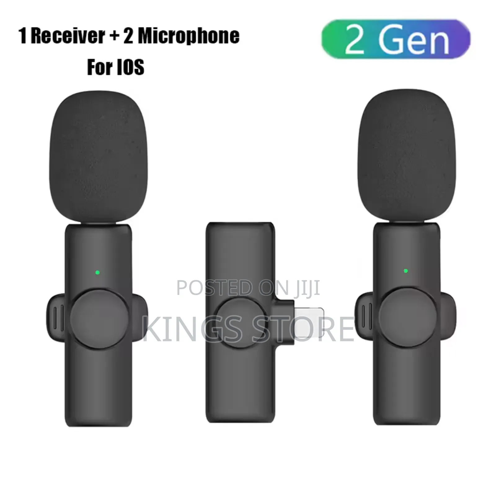 Double Wireless Microphone iPhone Type C Supported
