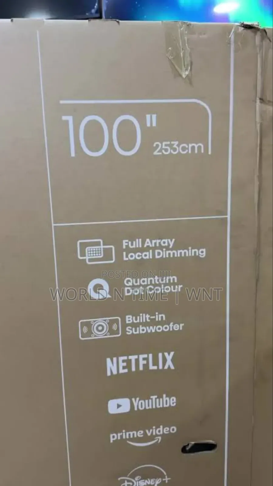 Hisense 100" Qled Smart Tv | 100q7n