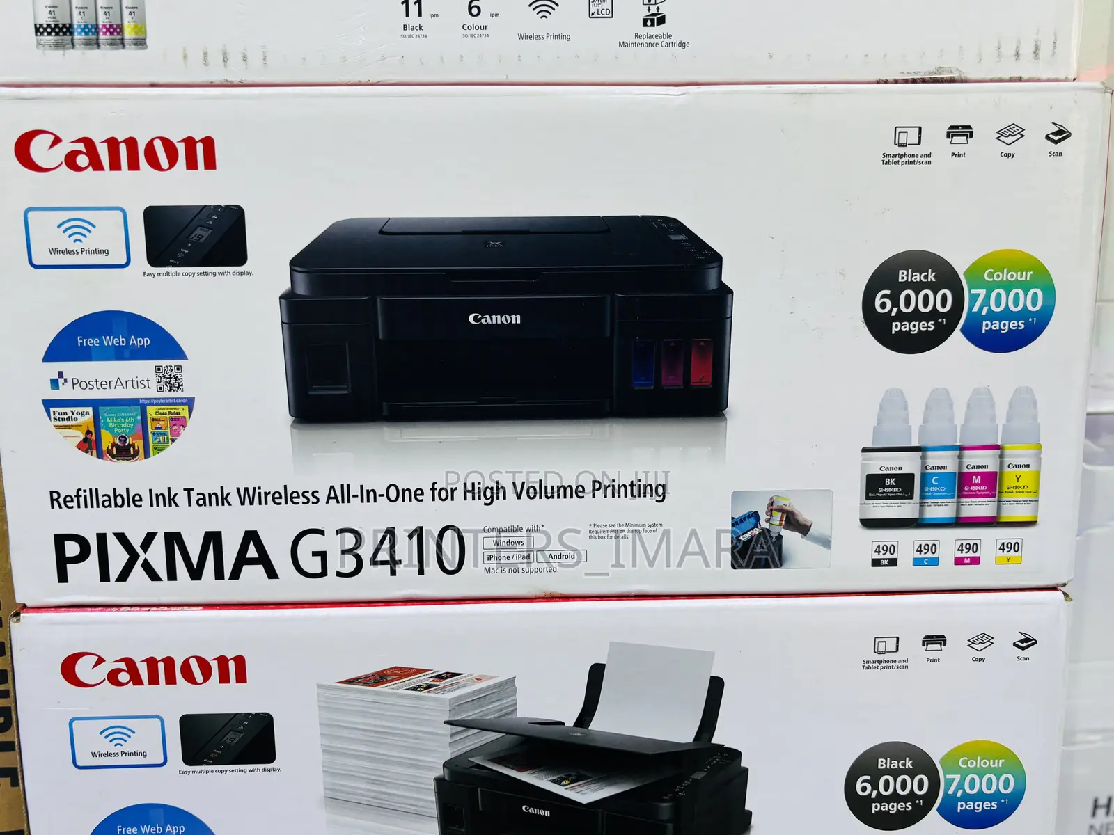 Canon Inkjet Wireless Printer