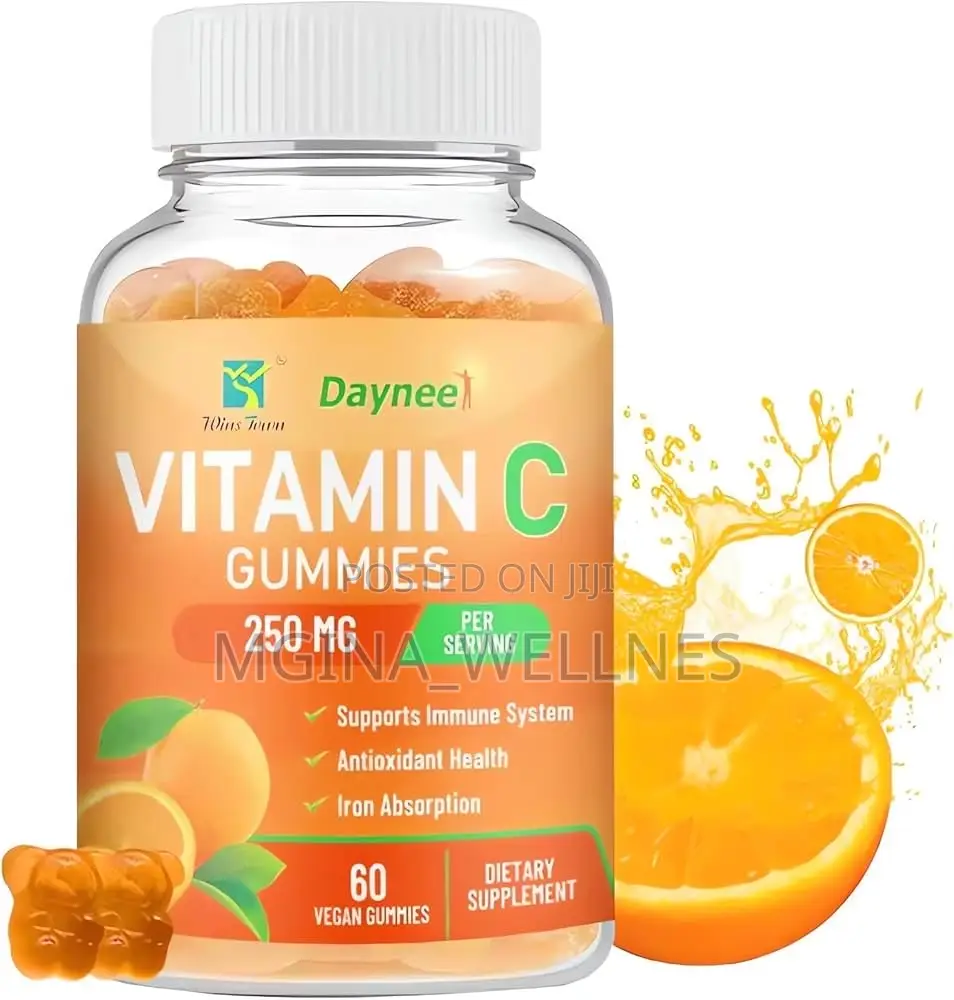 Vitamin C Gummies 250mg, Supports Antioxidant