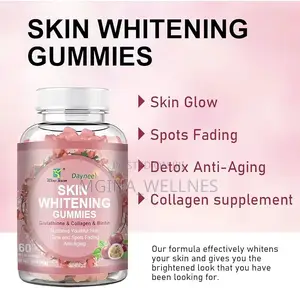 Photo - Skin Whitening Gummies, With Glutathione, Collagen and Bioth