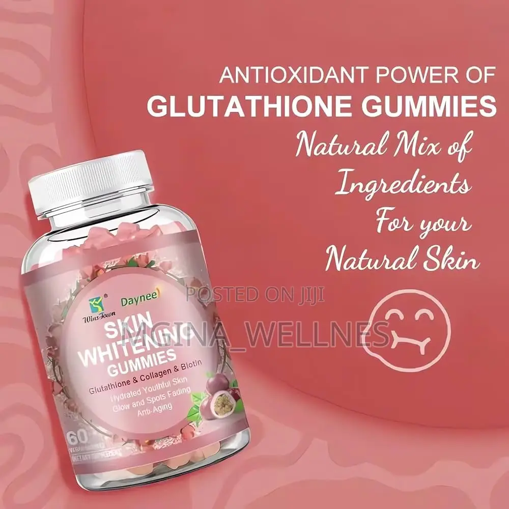 Skin Whitening Gummies, With Glutathione, Collagen and Bioth