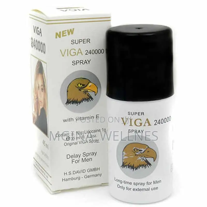 Super Viga 240000 Delay Spray With Vitamin E From Germany