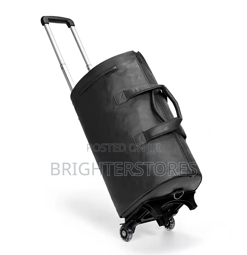 Suit Bag Leather With Wheels