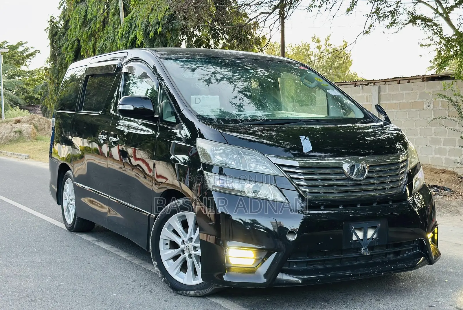 Toyota Vellfire 2008 Burgundy