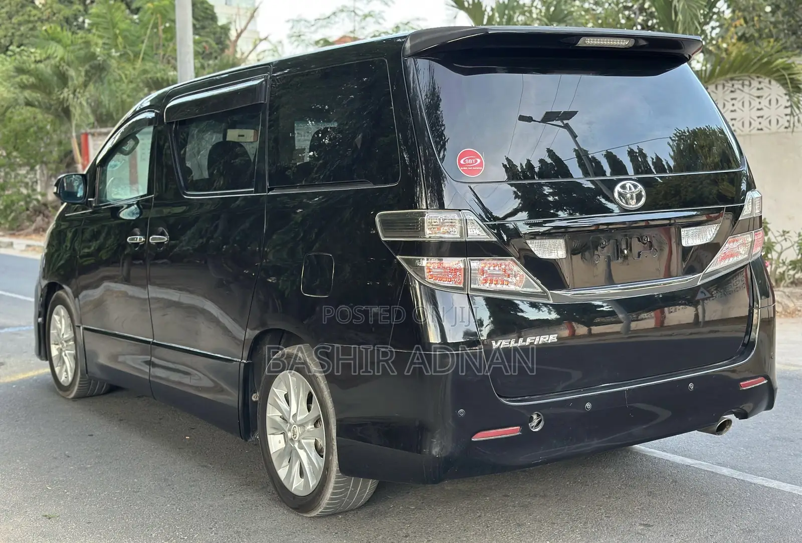 Toyota Vellfire 2008 Burgundy