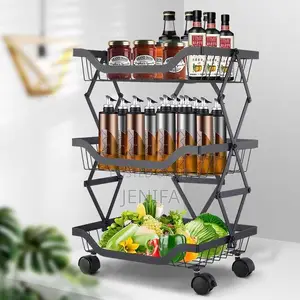 Kitchen Vegetable Shelf Multlayer Fruits, Vegetables Basket