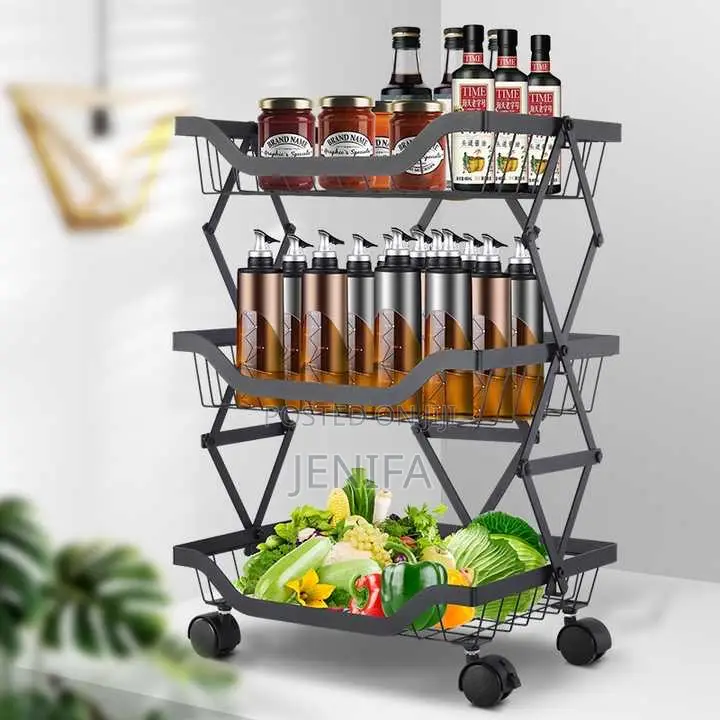 Kitchen Vegetable Shelf Multlayer Fruits, Vegetables Basket