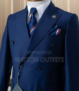 Suti Ya Kijivu Bluu Iliyokolea Ya 2pcs