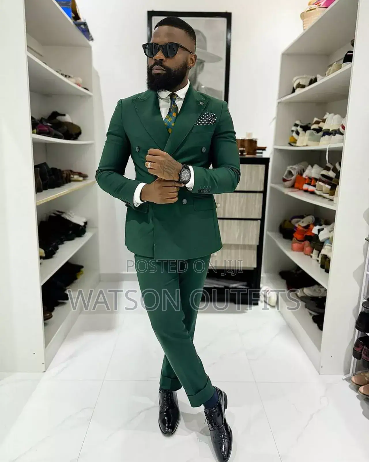 Suti Ya Light Green Ya Kiume