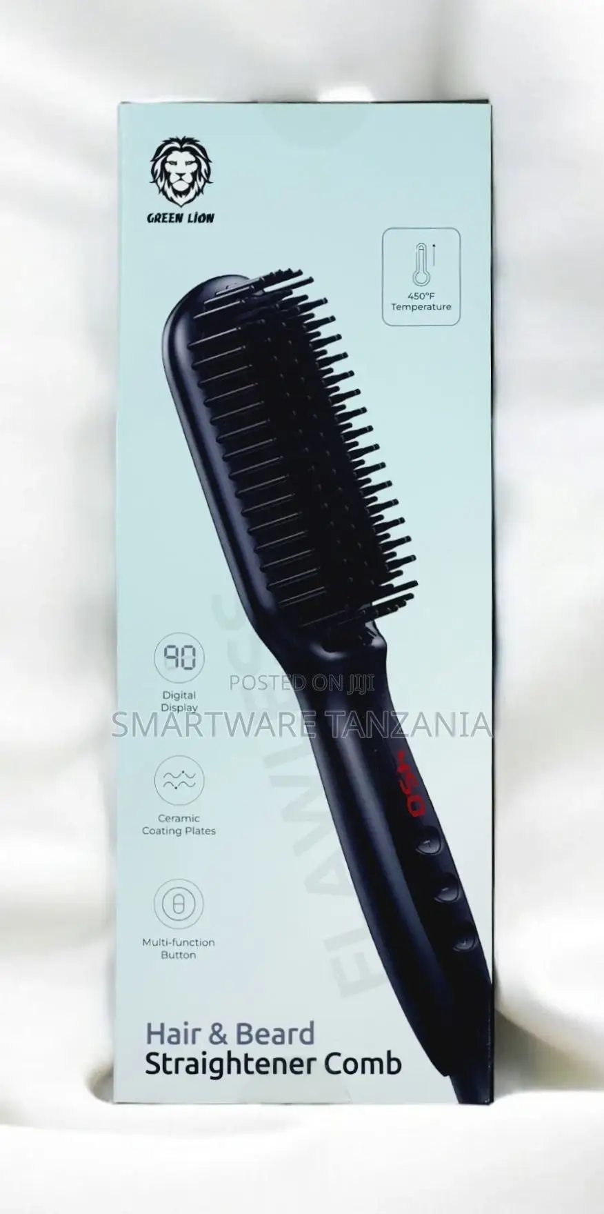 Enhanced Ion Hair Straightening Brush, With Heating Level
