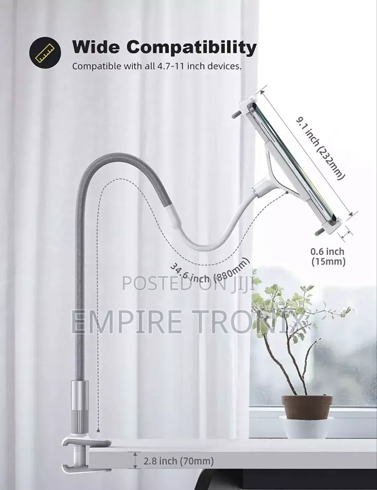 Gooseneck Tablet Holder