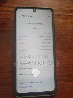 Samsung Galaxy S21 Ultra 5G 128 GB Silver