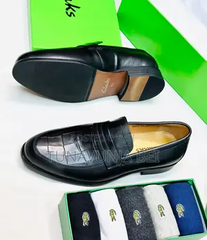 Black Lacostee Men Shoes