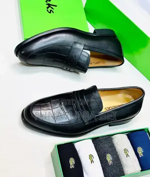 Black Lacostee Men Shoes