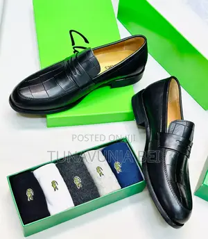 Black Lacostee Men Shoes