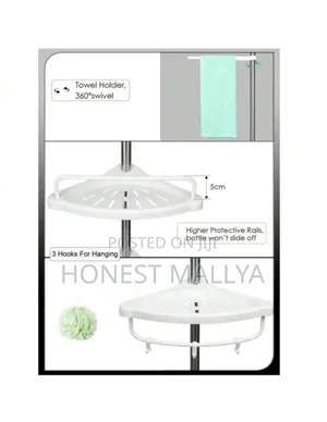 Bathroom Corner Rack