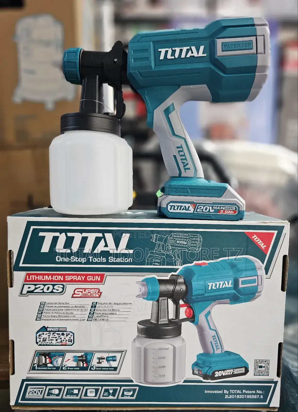 Total Lithium Spray Gun 20v