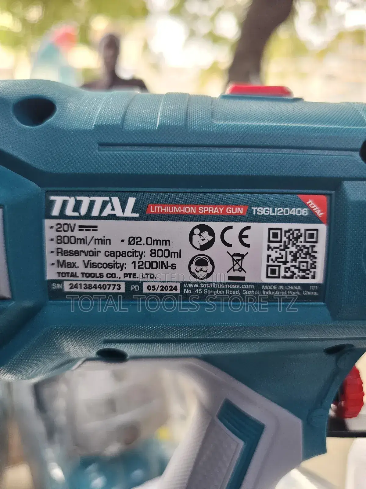 Total Lithium Spray Gun 20v
