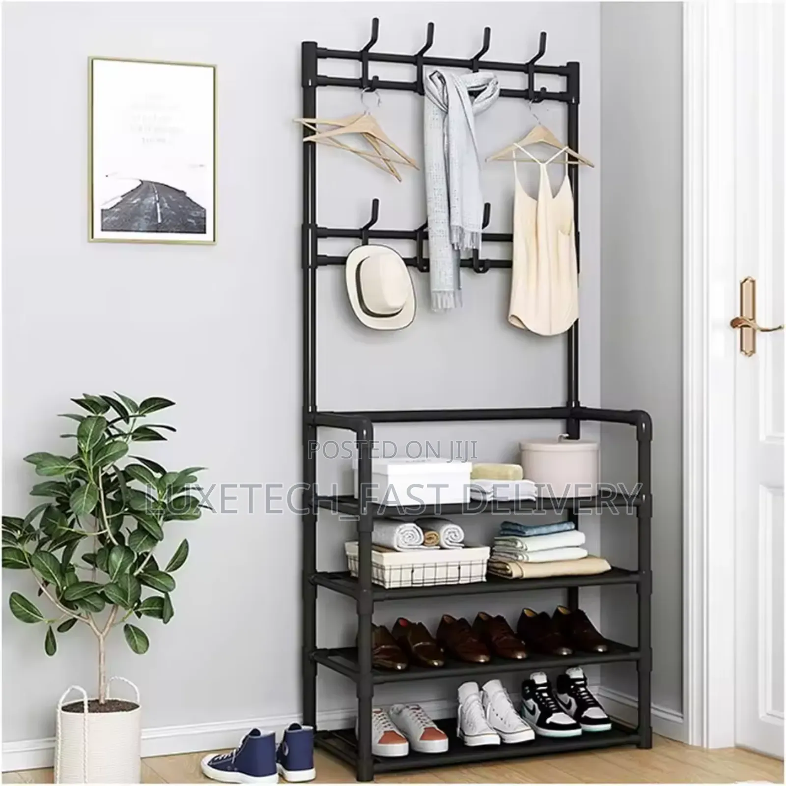 Clothes Hanger Multi-Layer Shoe Rack