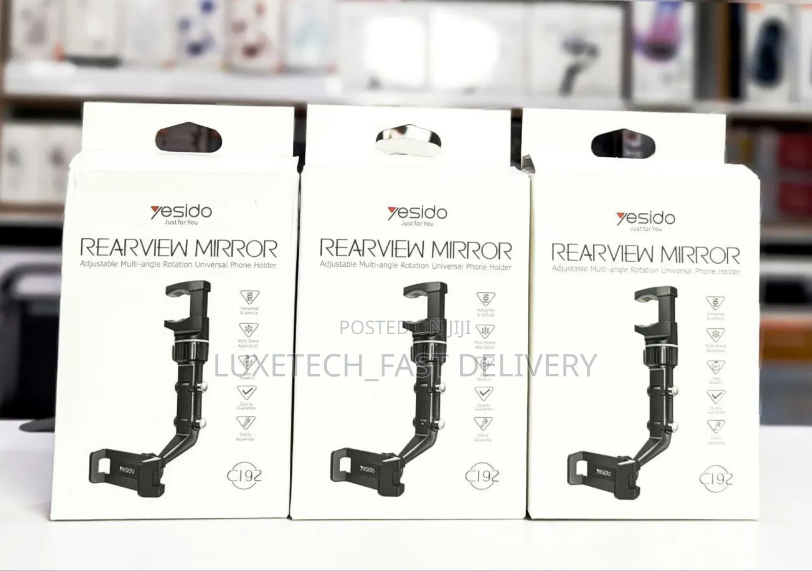 Yesido C192 Clip-on Mirror Holder