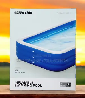 Photo - Portable Inflatable Swimming Pool, Perfect For Kids Fun