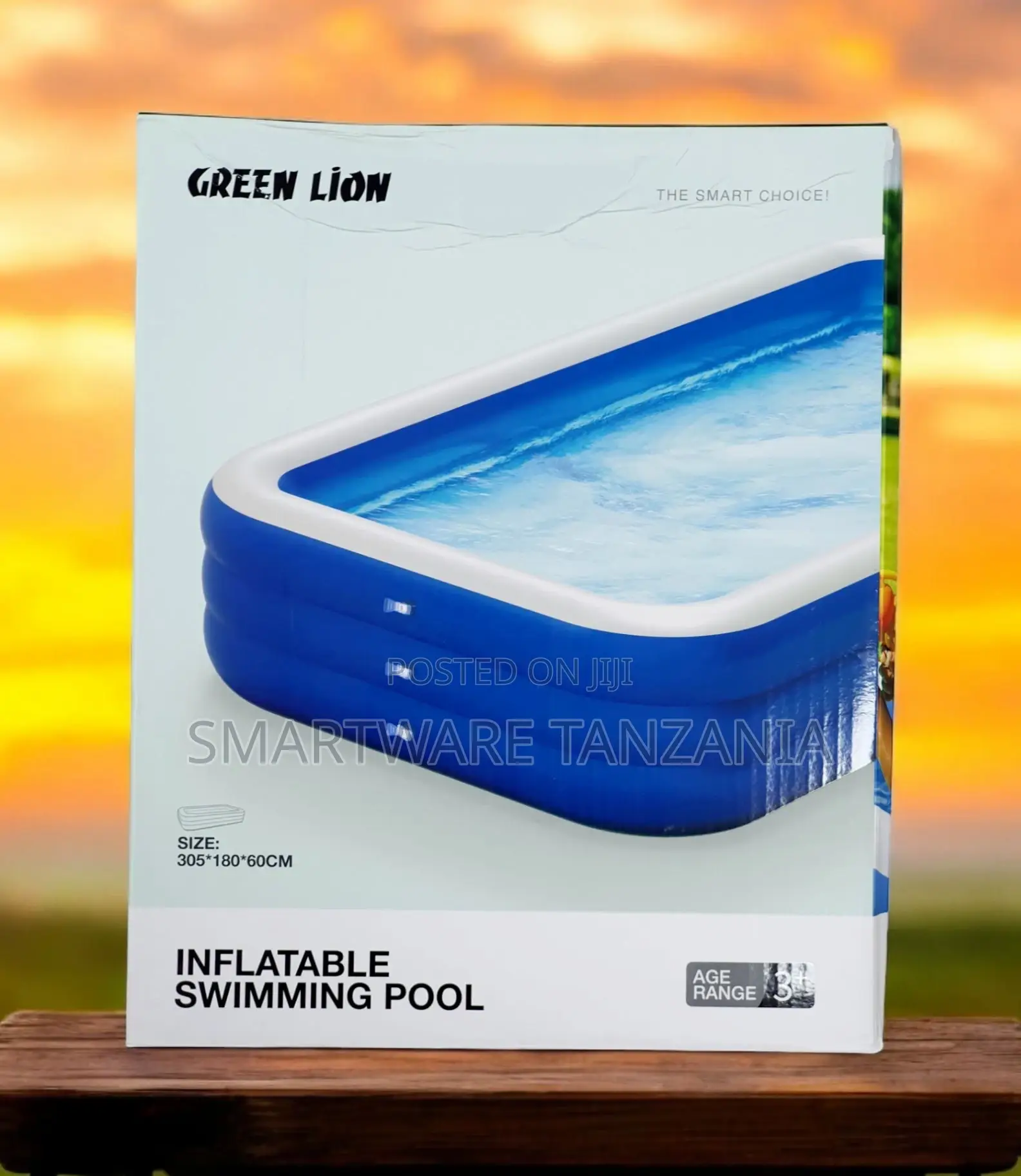 Inflatable Swimming Pool For Kids With Electric Air Pump