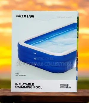 Photo - Inflatable Swimming Pool For Kids With Electric Air Pump