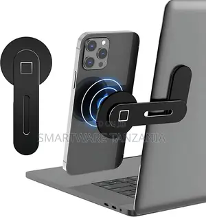 Laptop Stand, Magnetic Phone Holder Aluminum Side Mount Clip